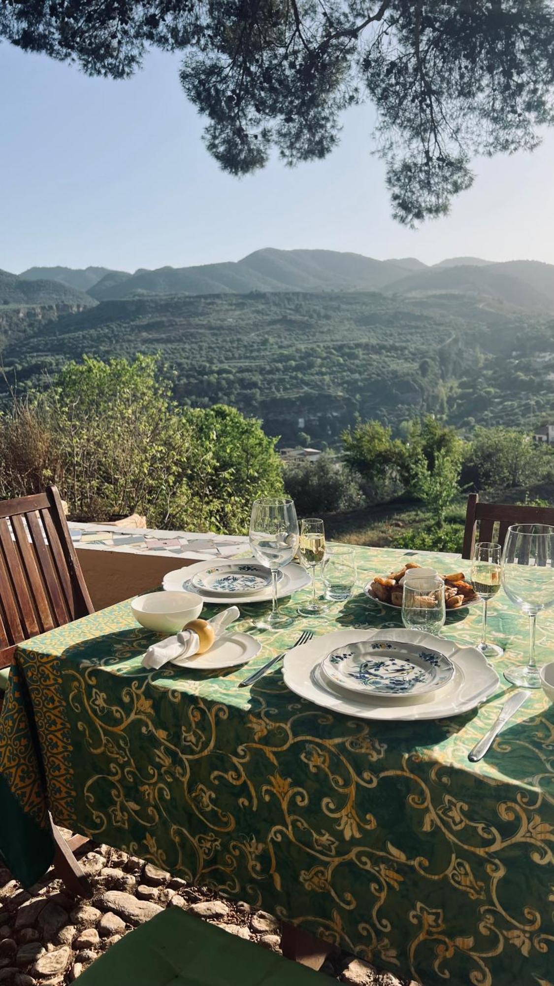 مبيت وإفطار Albuñuelas Cortijo El Pino Retreat المظهر الخارجي الصورة